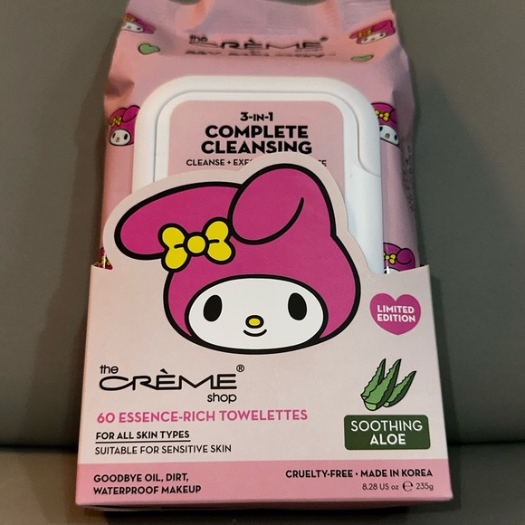 The Crème Shop x My Melody 3-in-1 Complete Cleansing Towelettes - Soothing Aloe - Picture 5 of 6